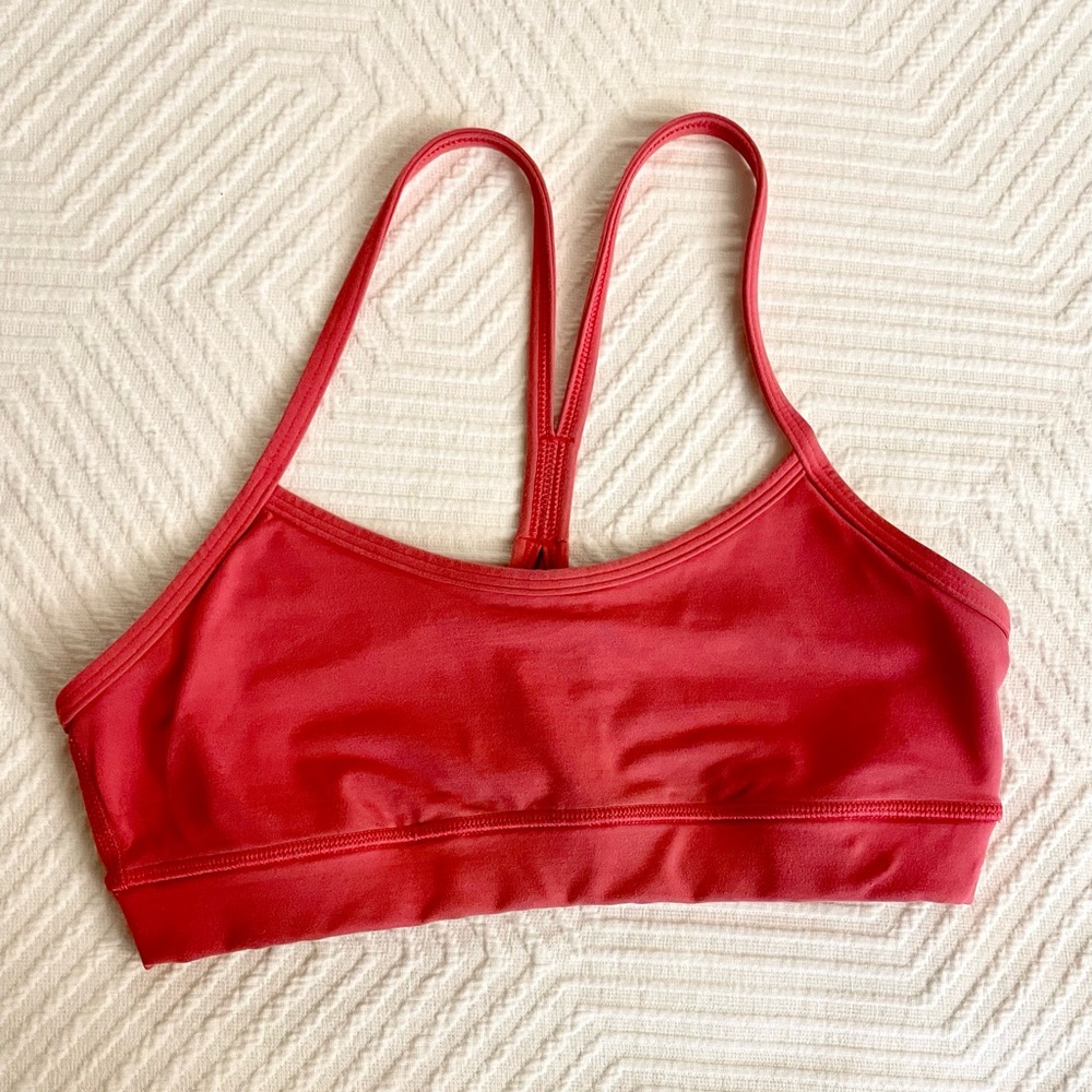 lululemon Power Y sports bra size 4 pink